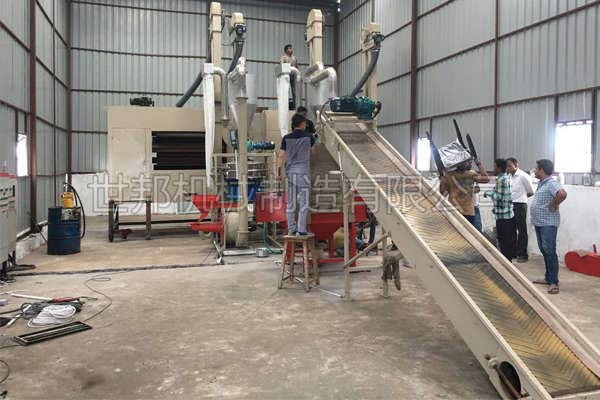 鋁塑板回收設備作業(yè)順序及特點